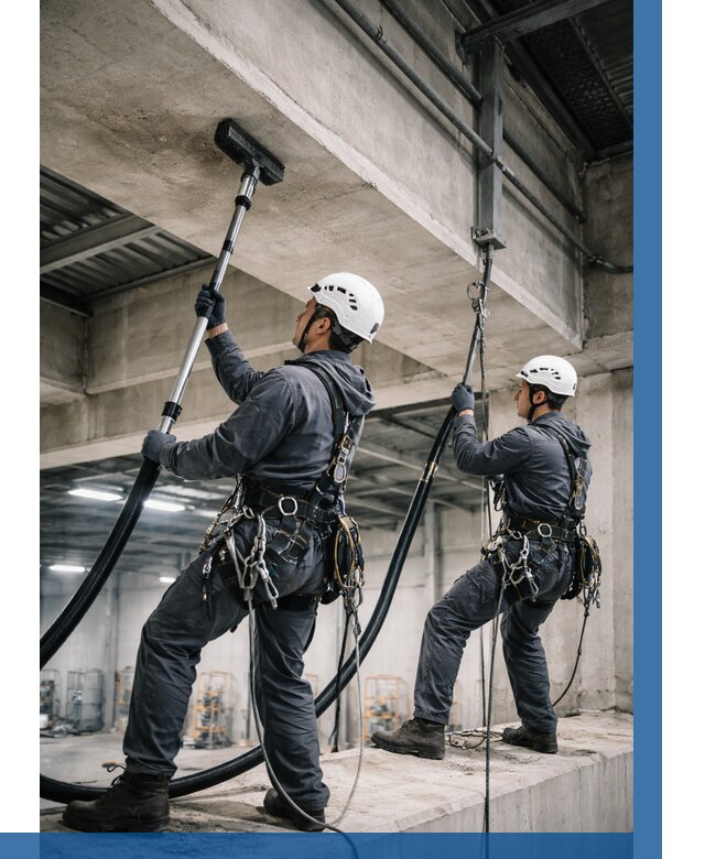 Обеспыливание потолочных конструкций в Кыштыме от 260 р. |ВЫСОТНИК-Кшт