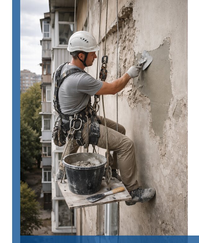 Восстановление фасадной штукатурки в Кыштыме с гарантией качества