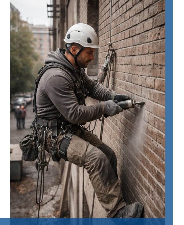 Расшивка кирпичных швов в Кыштыме от 623 р. | ВЫСОТНИК-Кшт