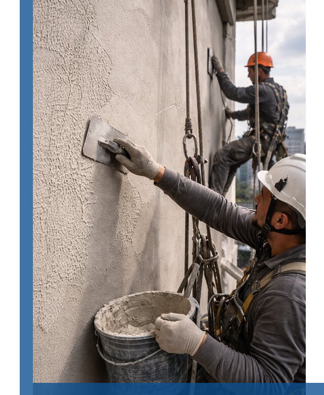 Декоративная штукатурка фасада с утеплением и защитой в Кыштыме