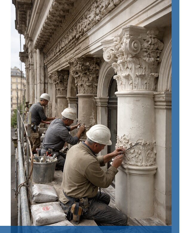 Реставрация фасадной лепнины в Кыштыме от 2597 р. | ВЫСОТНИК-Кшт