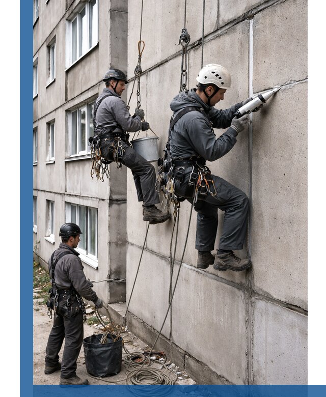 Герметизация межпанельных швов в Кыштыме с гарантией герметичности