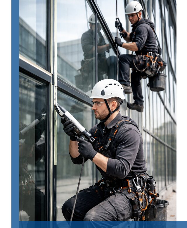 Герметизация витражных швов в Кыштыме для зданий и фасадов