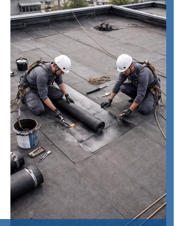 Ремонт мягкой кровли под ключ в Кыштыме от 727 р. | ВЫСОТНИК-Кшт