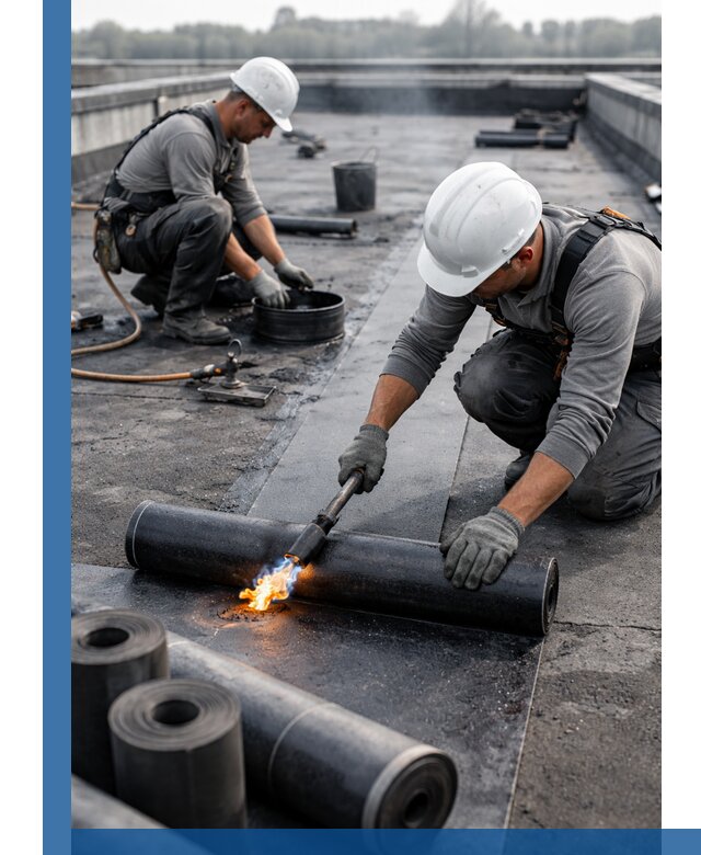 Ремонт рулонной кровли в Кыштыме герметизация и восстановление