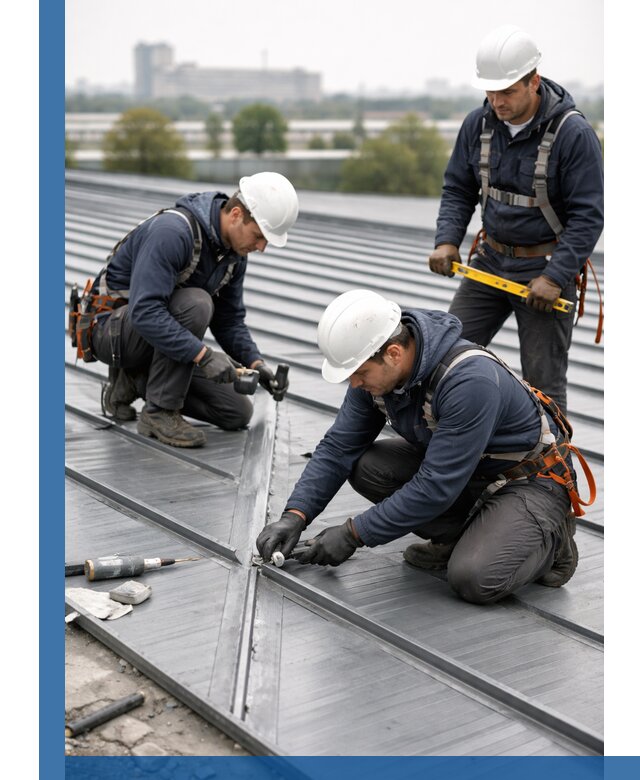 Ремонт фальцевой кровли в Кыштыме срочно и качественно