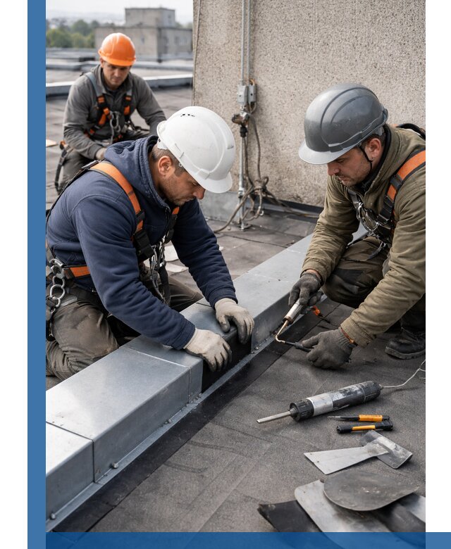 Ремонт кровельных примыканий в Кыштыме профессионально