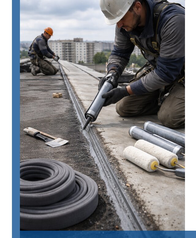 Герметизация швов кровли в Кыштыме с гарантией герметичности