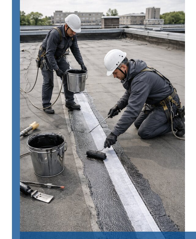 Гидроизоляция кровли мастикой в Кыштыме надежная защита