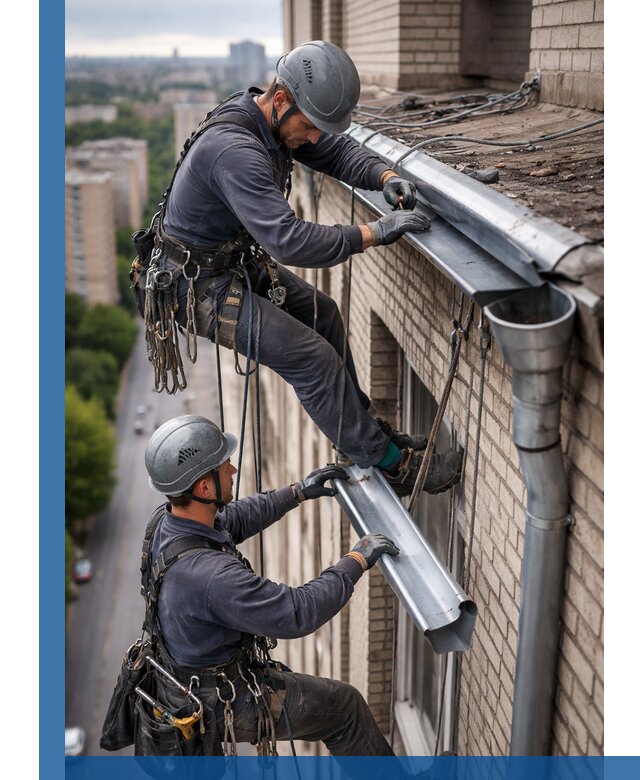 Ремонт водосточных желобов в Кыштыме, быстро и качественно