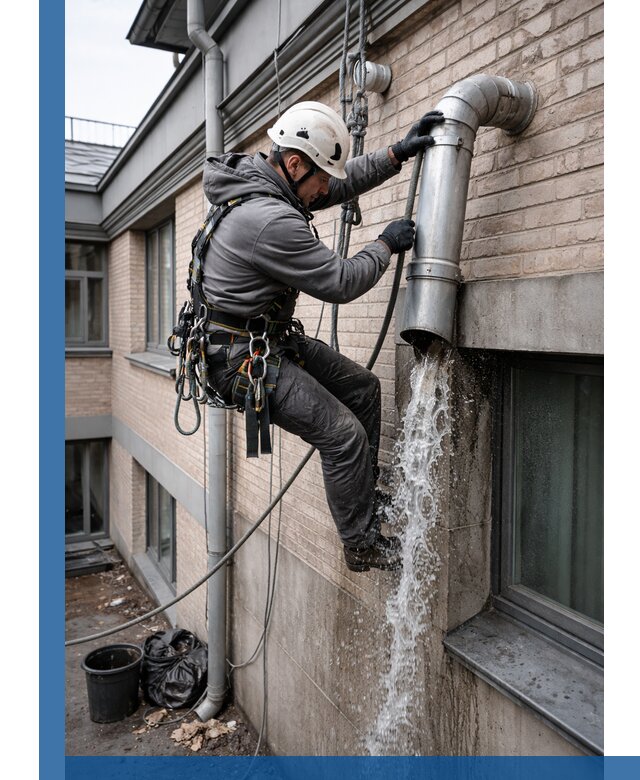 Профессиональная прочистка водосточных труб в Кыштыме с гарантией