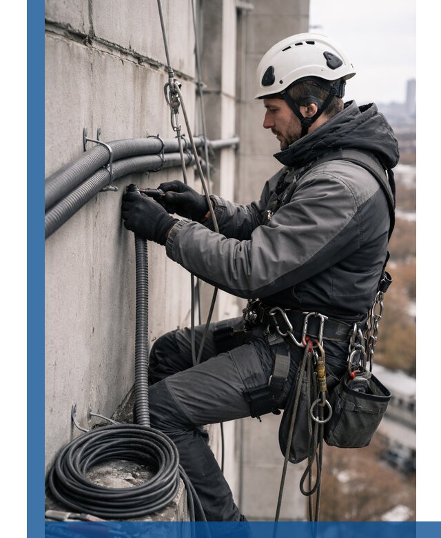 Профессиональный монтаж гофры для кабеля в Кыштыме с гарантией