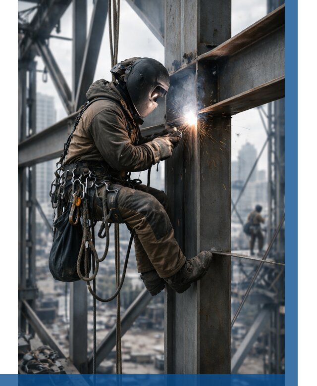 Высотные сварочные работы в Кыштыме от 3635 р. | ВЫСОТНИК-Кшт