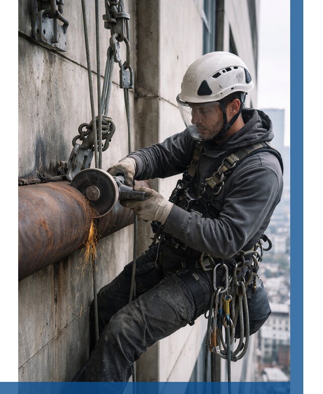 Резка металла на высоте в Кыштыме по цене от 4674 р. | ВЫСОТНИК-Кшт