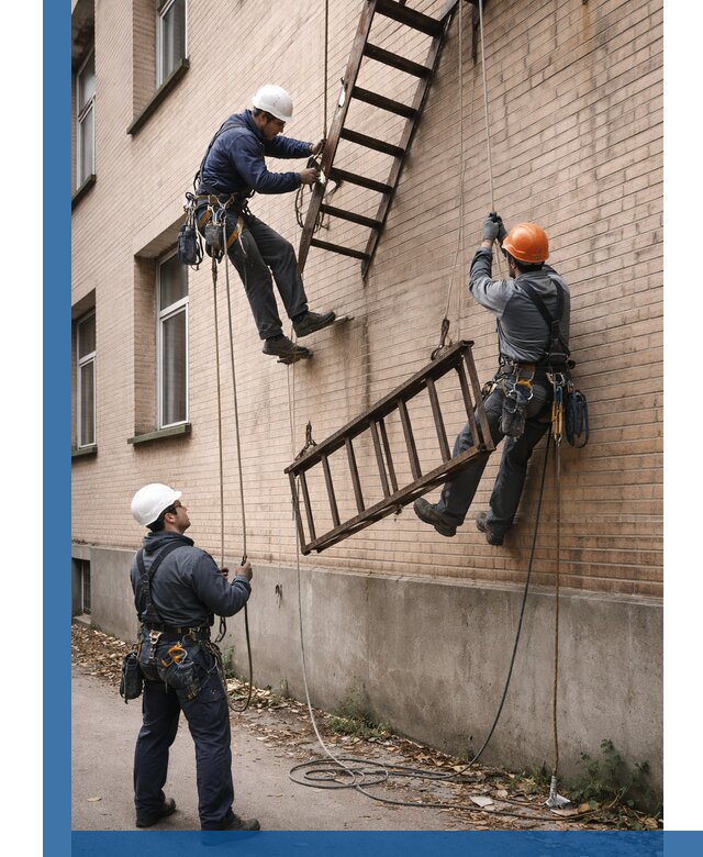 Демонтаж пожарной лестницы в Кыштыме быстро и безопасно