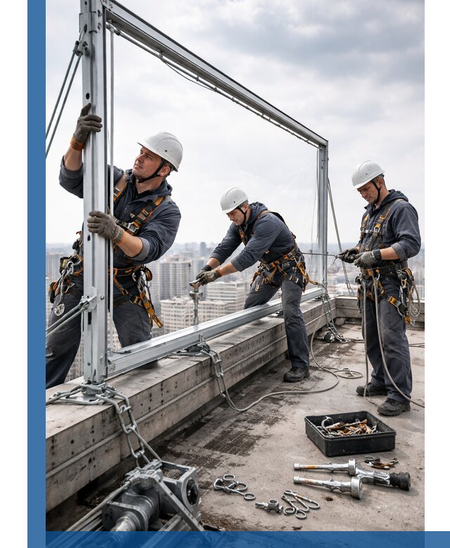 Монтаж крышных рекламных конструкций под ключ в Кыштыме