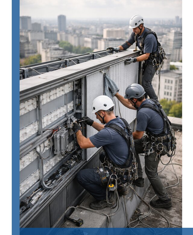 Профессиональное обслуживание крышной рекламы в Кыштыме под ключ