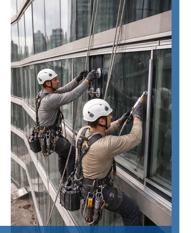 Радиусное остекление фасада в Кыштыме от 12463 р. | ВЫСОТНИК-Кшт