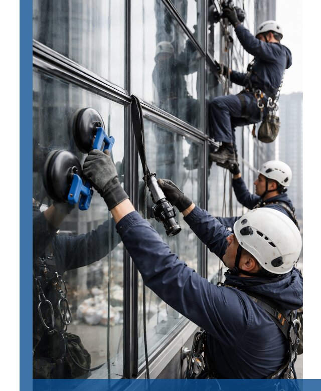 Радиусное остекление фасадов под ключ в Кыштыме с гарантиями