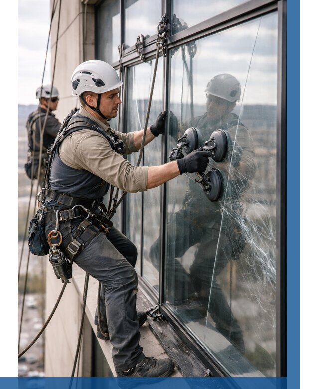 Замена стекла в витраже в Кыштыме под ключ от 8828 р. | ВЫСОТНИК-Кшт