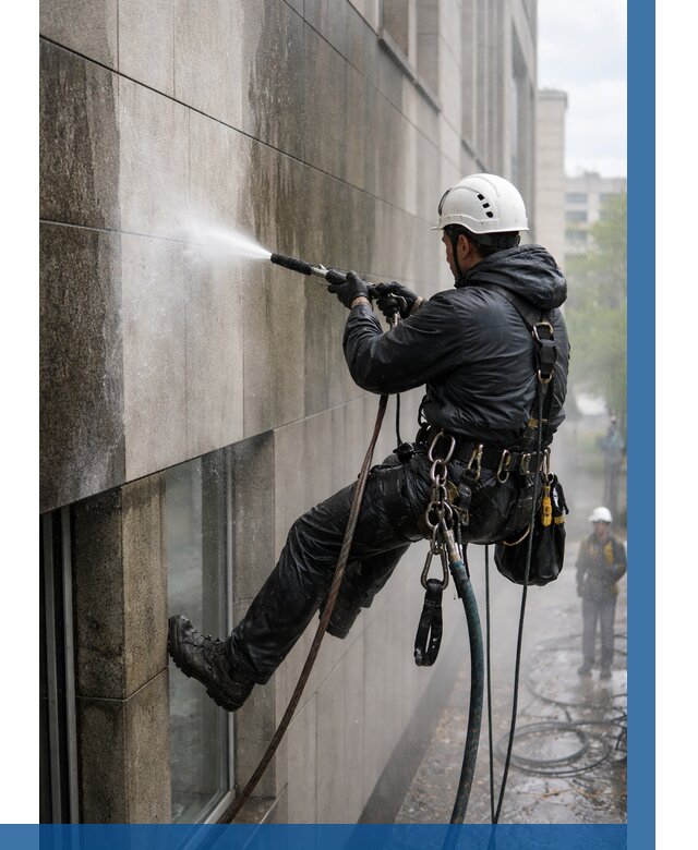 Гидроструйная очистка поверхностей в Кыштыме от 883 р. | ВЫСОТНИК-Кшт