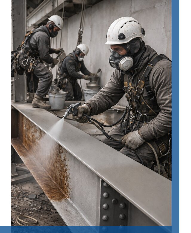 Антикоррозионная покраска металла в Кыштыме от 727 р. | ВЫСОТНИК-Кшт