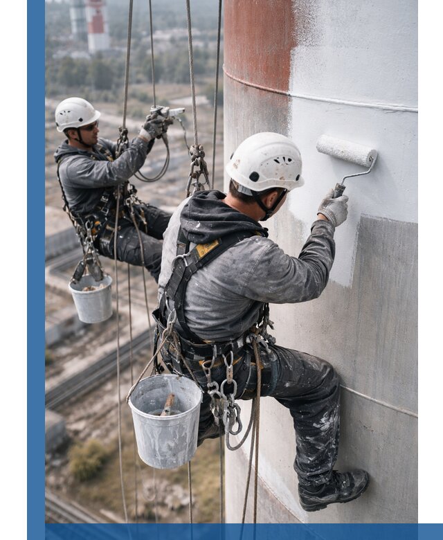Покраска дымовых труб в Кыштыме: антикоррозийная защита и восстановление