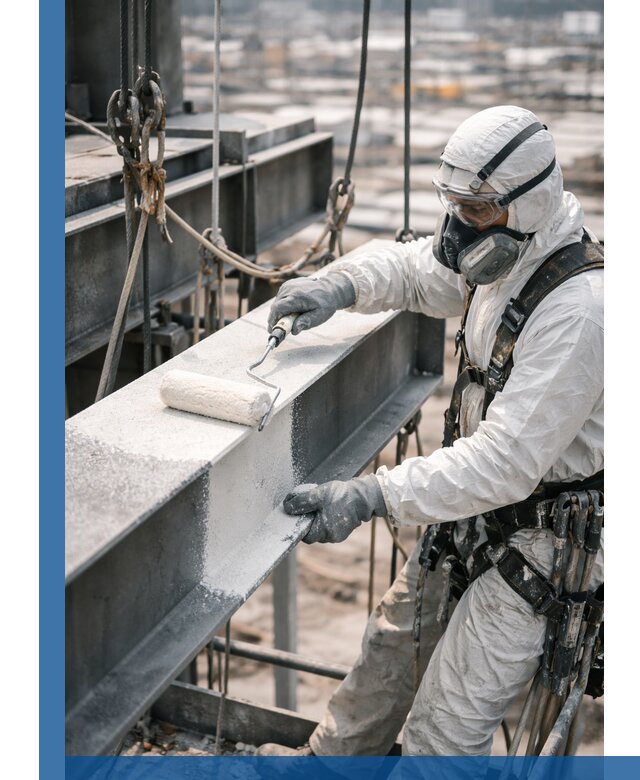 Профессиональная огнезащитная обработка металлоконструкций в Кыштыме