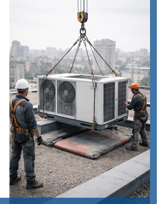 Подъем груза на крышу в Кыштыме от 5193 р. | ВЫСОТНИК-Кшт заказать