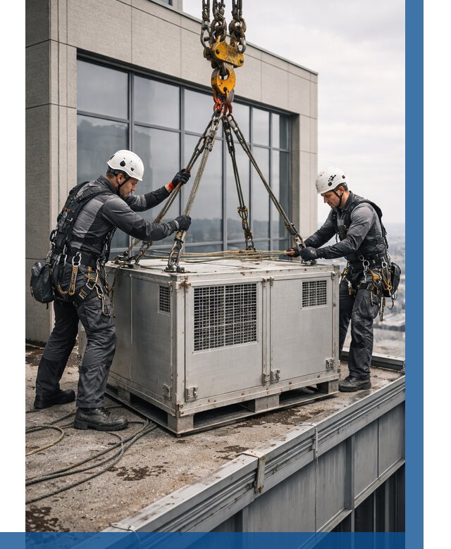 Такелажные работы на высоте в Кыштыме от 8309 р. | ВЫСОТНИК-Кшт