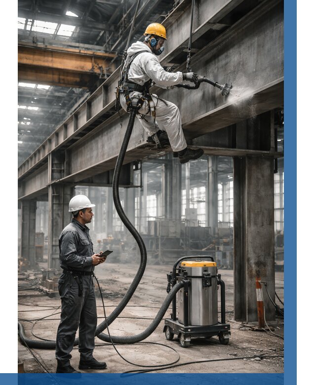 Обеспыливание конструкций в цехе в Кыштыме от 4362 р. | ВЫСОТНИК-Кшт