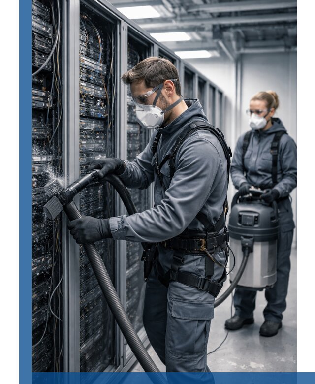 Обеспыливание серверной комнаты в Кыштыме, профессиональная очистка