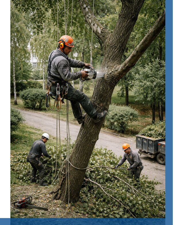 Кронирование деревьев в Кыштыме от 6751 р. | ВЫСОТНИК-Кшт