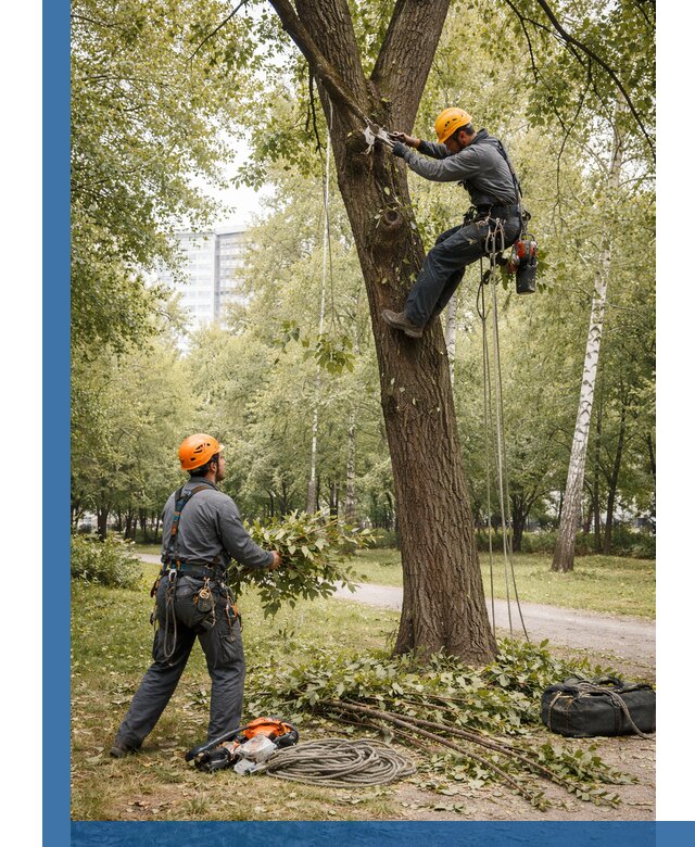 Санитарная обрезка деревьев в Кыштыме, профессионально и безопасно
