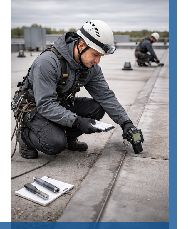 Обследование кровли на протечки в Кыштыме от 4674 р. | ВЫСОТНИК-Кшт