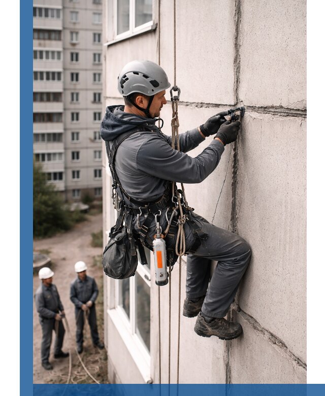 Обследование межпанельных швов и герметизация в Кыштыме